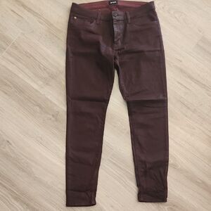 Hudson Jeans Women's Red Wine Skinny Jeans